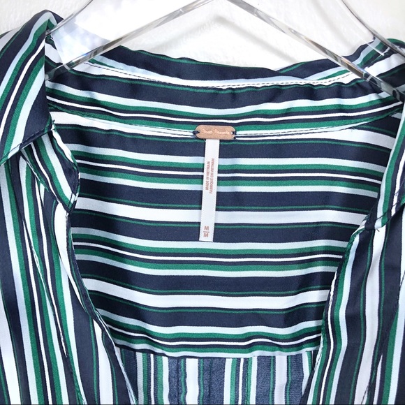 Free People Mad About You Oversized Satin Blouse M - Picture 3 of 8